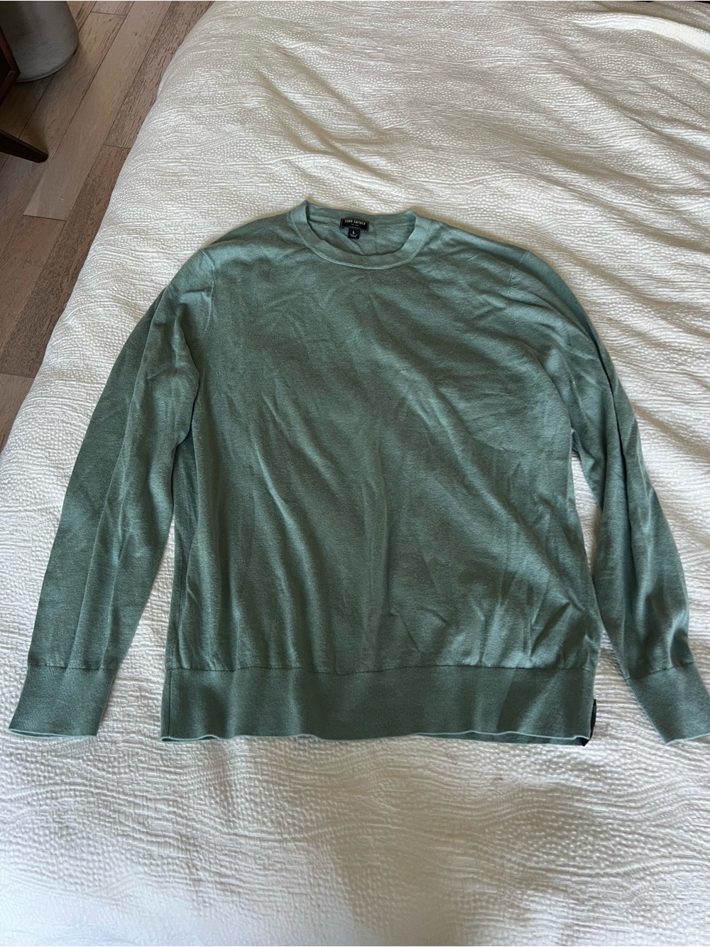 Todd Snyder Men’s Crewneck Sweater in Sage Green